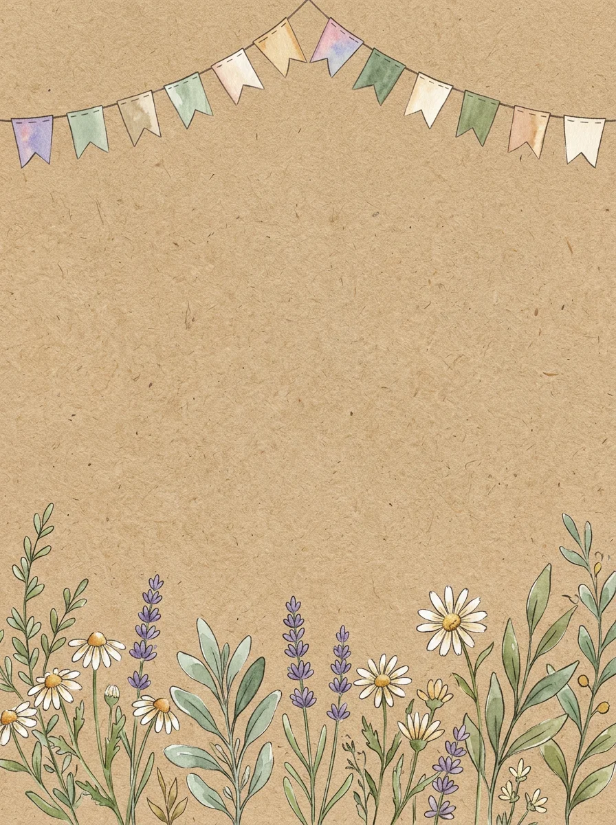 Rustic Kraft — a free birthday invitation template on InviteDrop