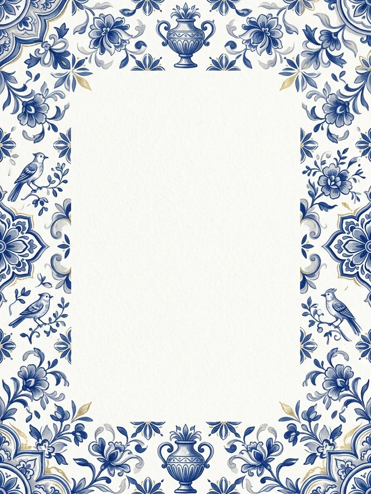 Delft Party — a free birthday invitation template on InviteDrop