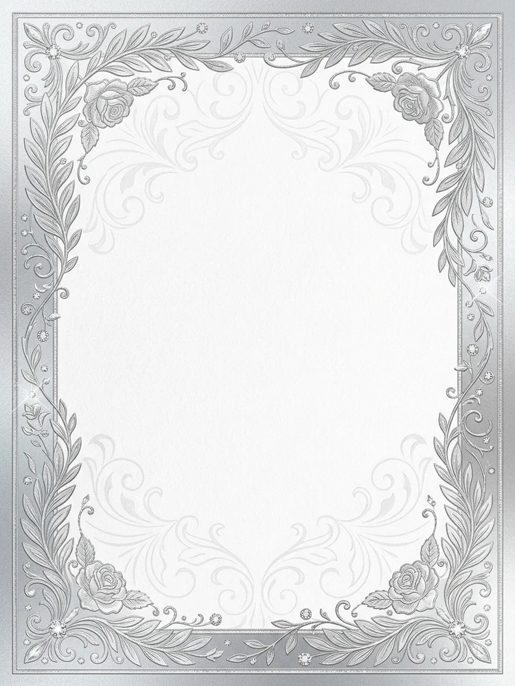 Silver Jubilee — a free anniversary invitation template on InviteDrop