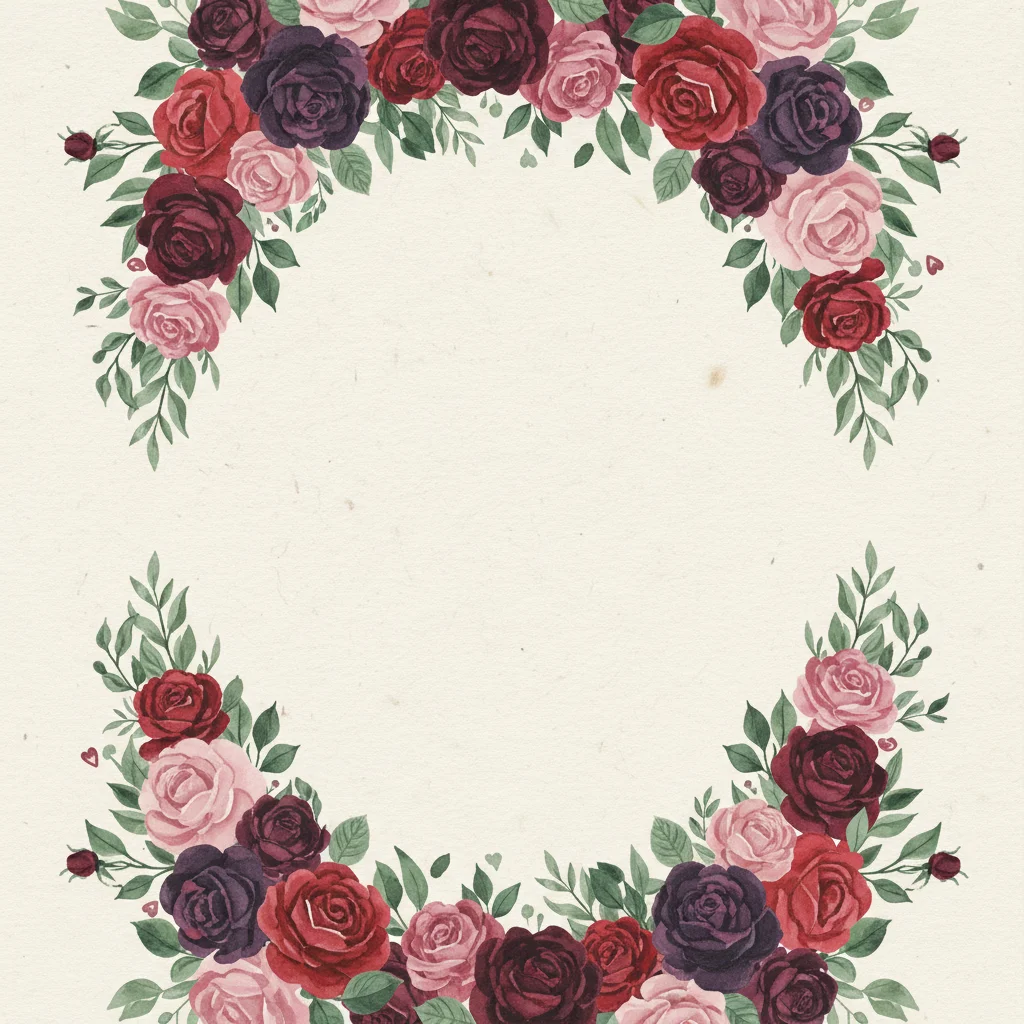 Romantic Garden Anniversary anniversary invitation template