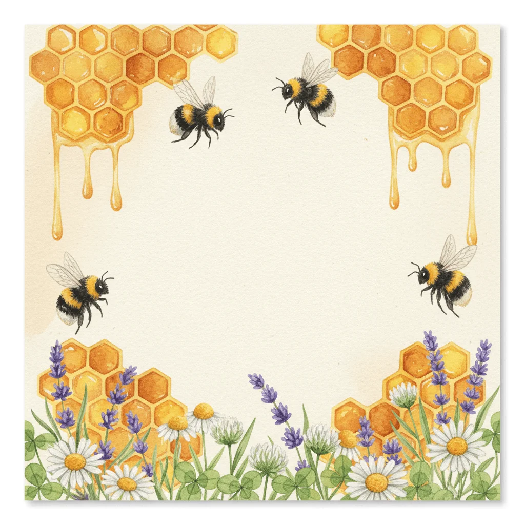 Bumblebee — a free baby shower invitation template on InviteDrop