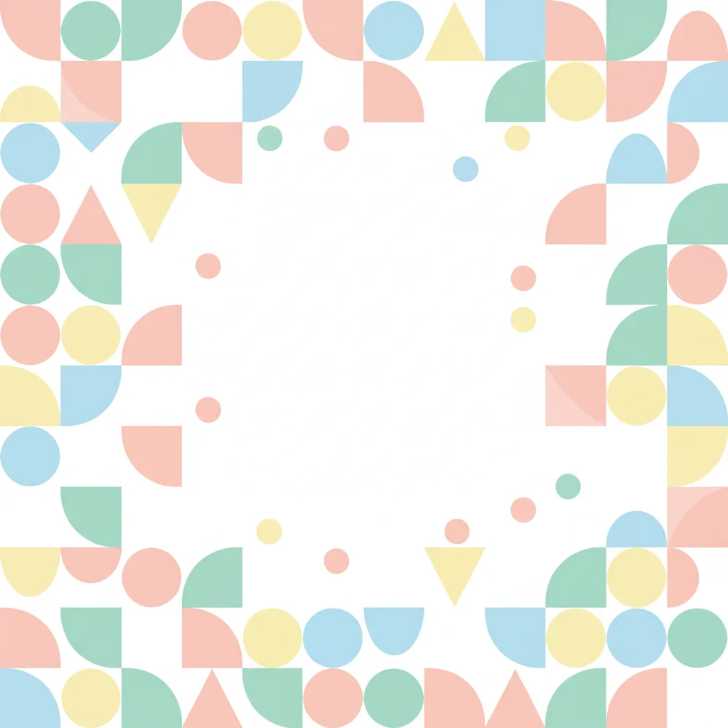 Pastel Geometry — a free baby shower invitation template on InviteDrop