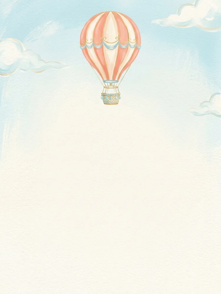 Up & Away — a free baby shower invitation template on InviteDrop