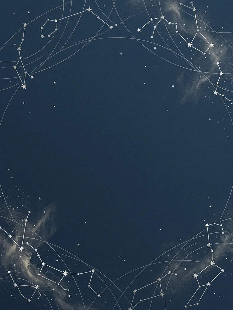 Star Map — a free baby shower invitation template on InviteDrop