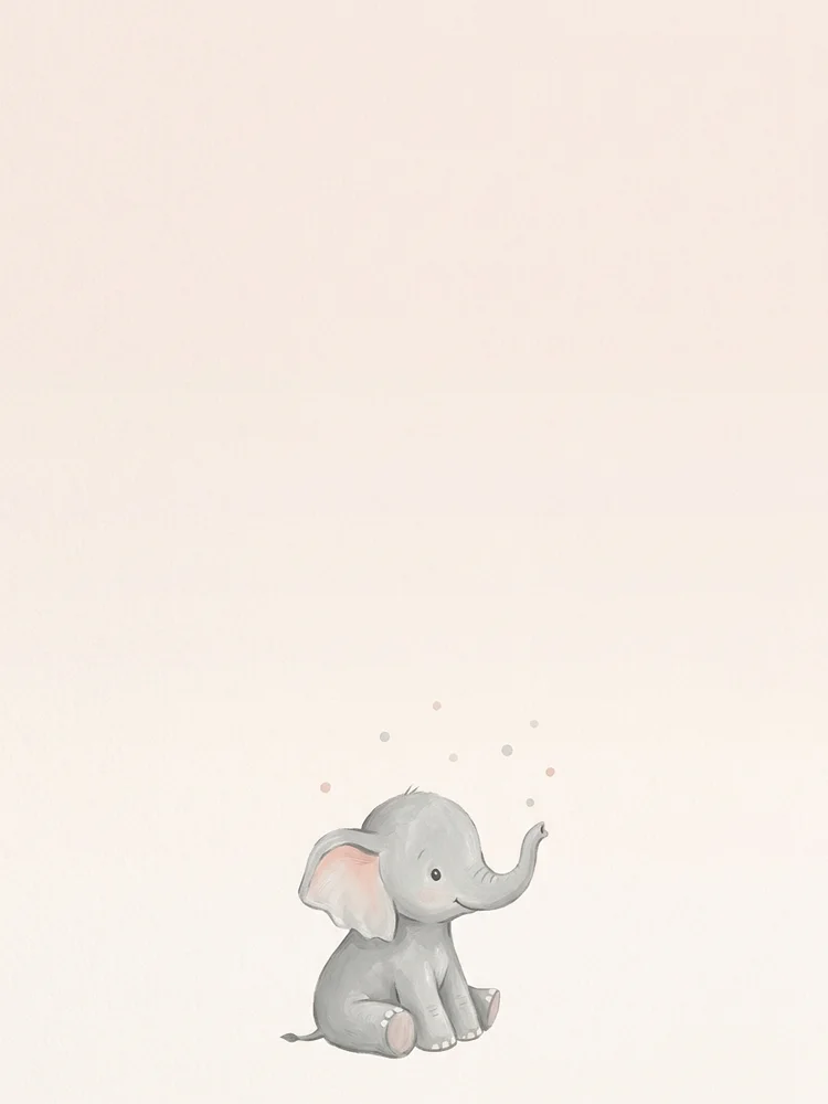 Baby Elephant — a free baby shower invitation template on InviteDrop