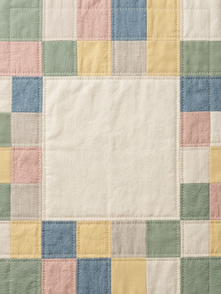 Patchwork Quilt — a free baby shower invitation template on InviteDrop