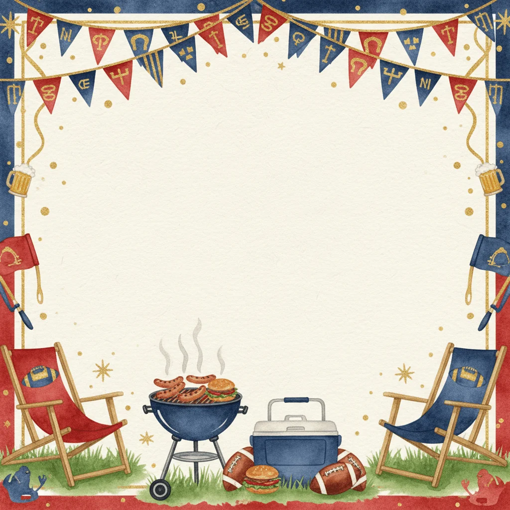 Tailgate Party — a free bachelor party invitation template on InviteDrop