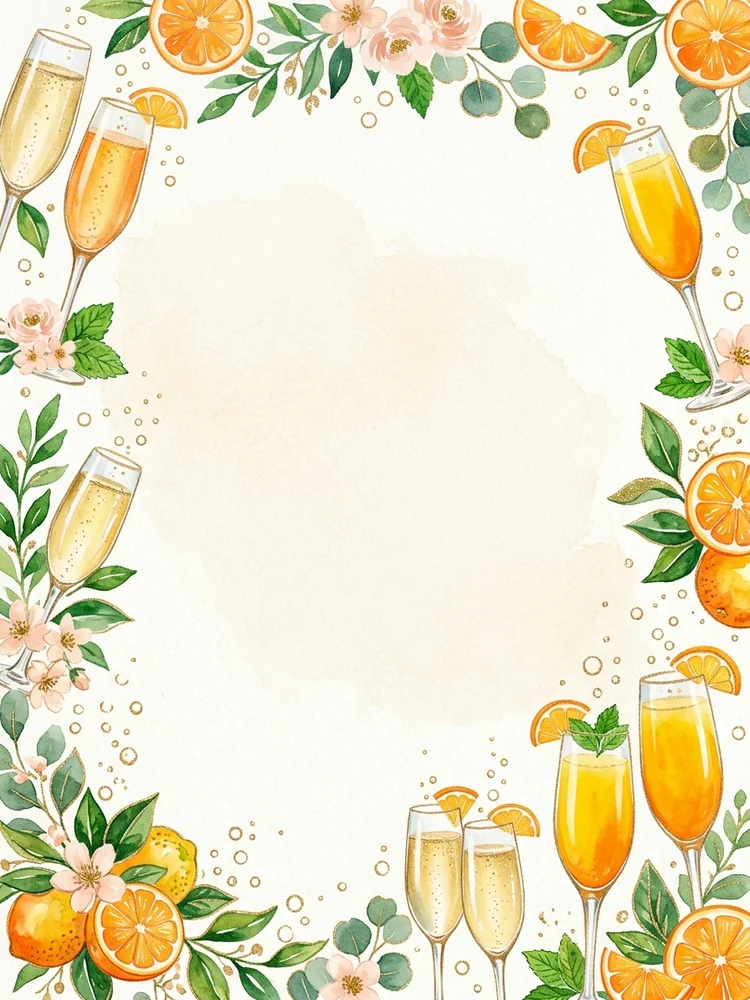 Champagne Brunch — a free bridal shower invitation template on InviteDrop
