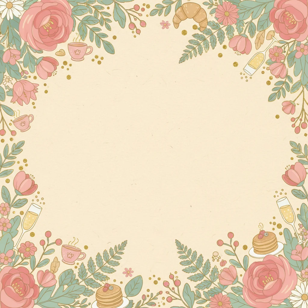 Garden Brunch — a free baby shower invitation template on InviteDrop