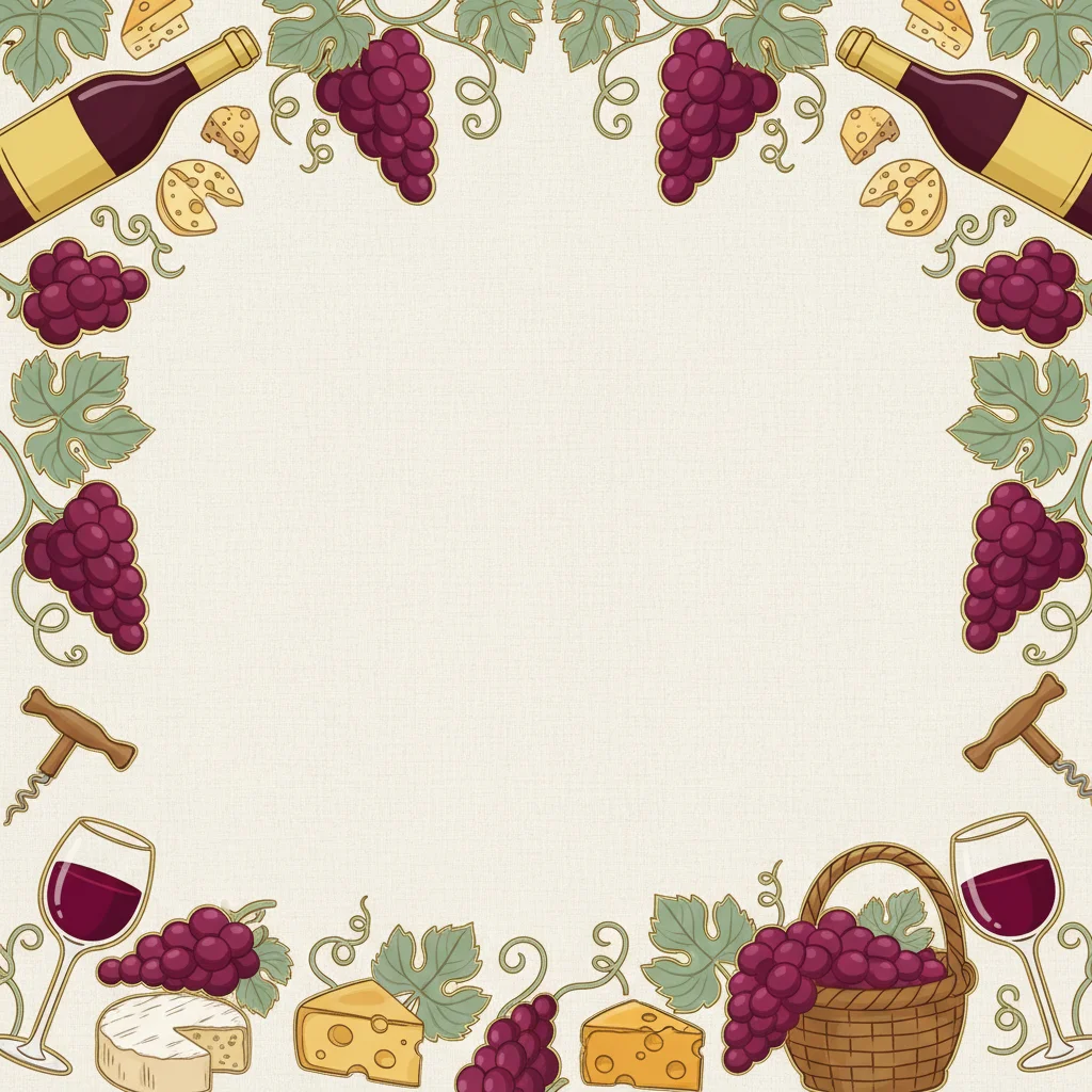 Wine & Cheese — a free baby shower invitation template on InviteDrop
