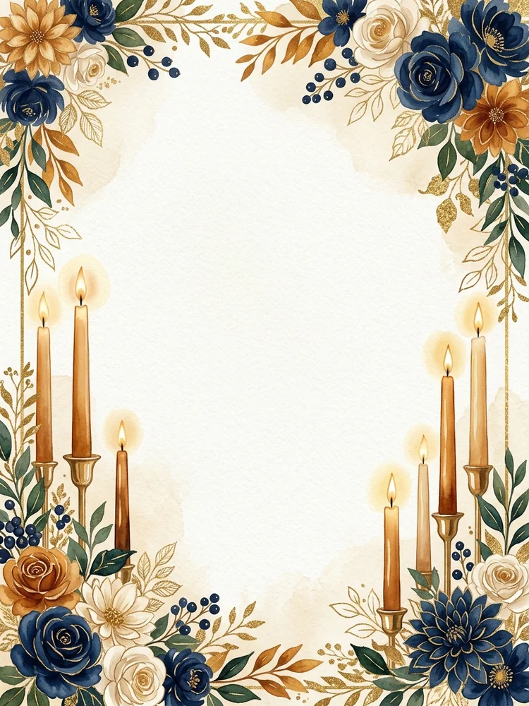 Candlelit Dinner — a free dinner party invitation template on InviteDrop