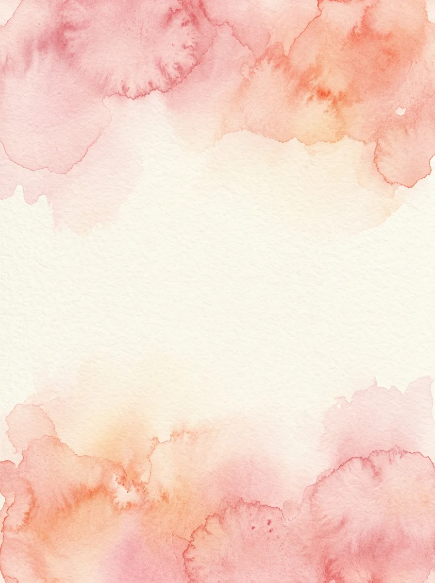 Watercolor Blush engagement invitation template