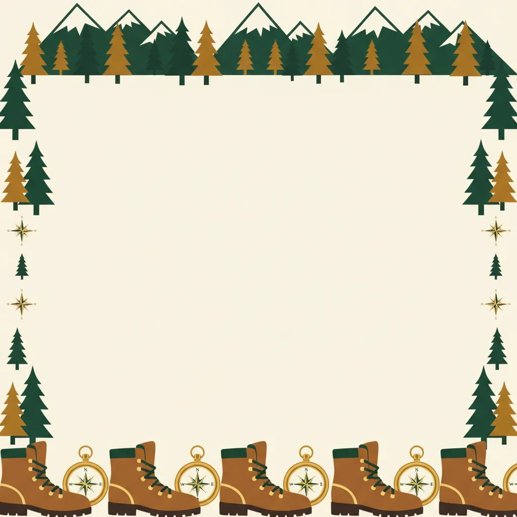Hiking Club — a free dinner party invitation template on InviteDrop