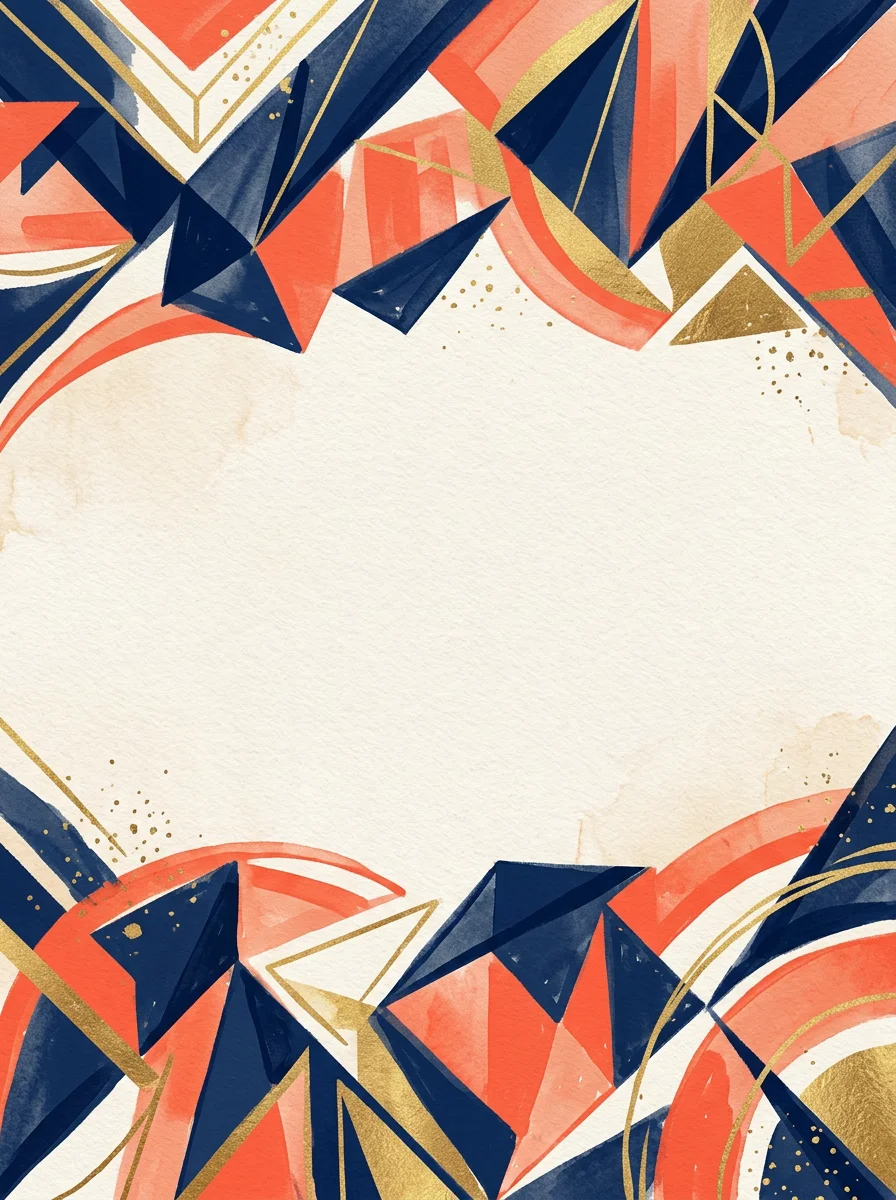 Abstract Bold graduation invitation template