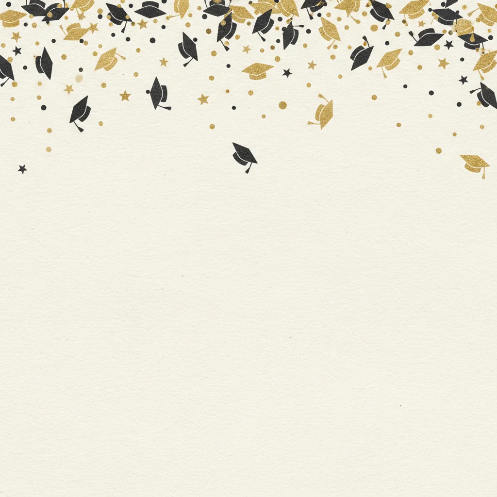 Caps Toss Graduation graduation invitation template