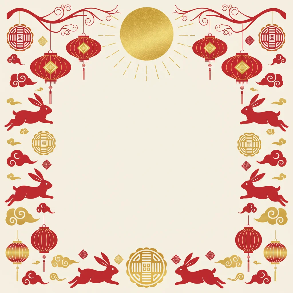 Mid-Autumn Festival — a free holiday invitation template on InviteDrop