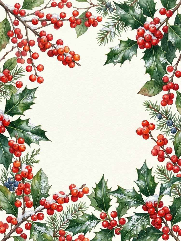 Thanksgiving Berries thanksgiving invitation template