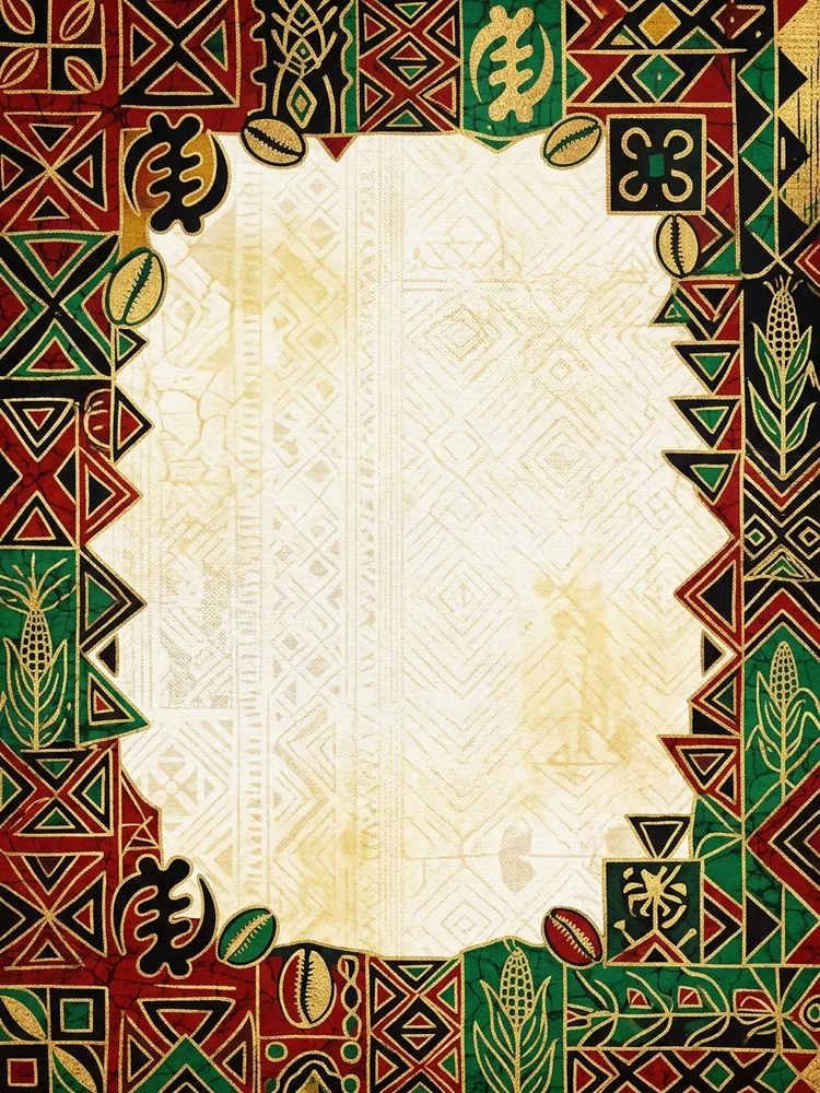 Ankara Kwanzaa — a free holiday invitation template on InviteDrop