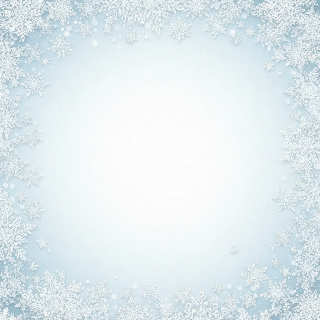 Winter Snowflake Holiday holiday invitation template