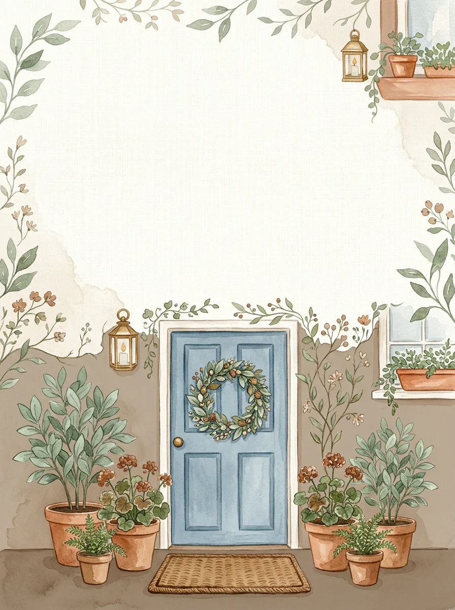 Cozy Home housewarming invitation template