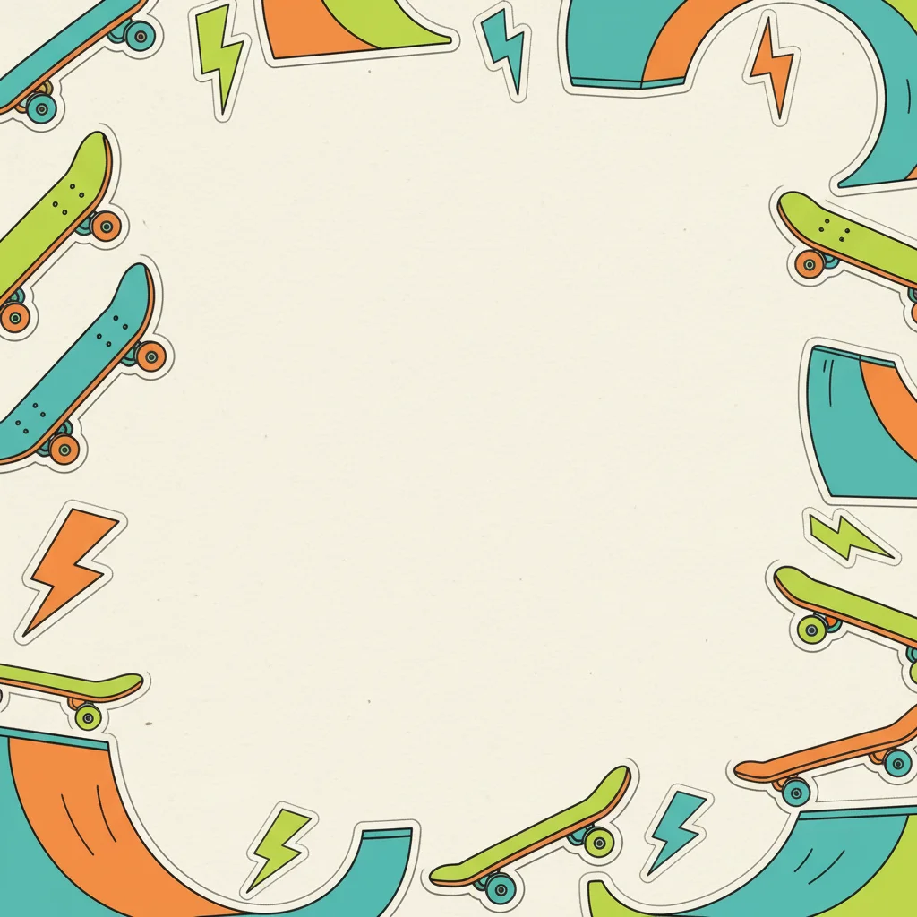 Skateboard Park — a free birthday invitation template on InviteDrop