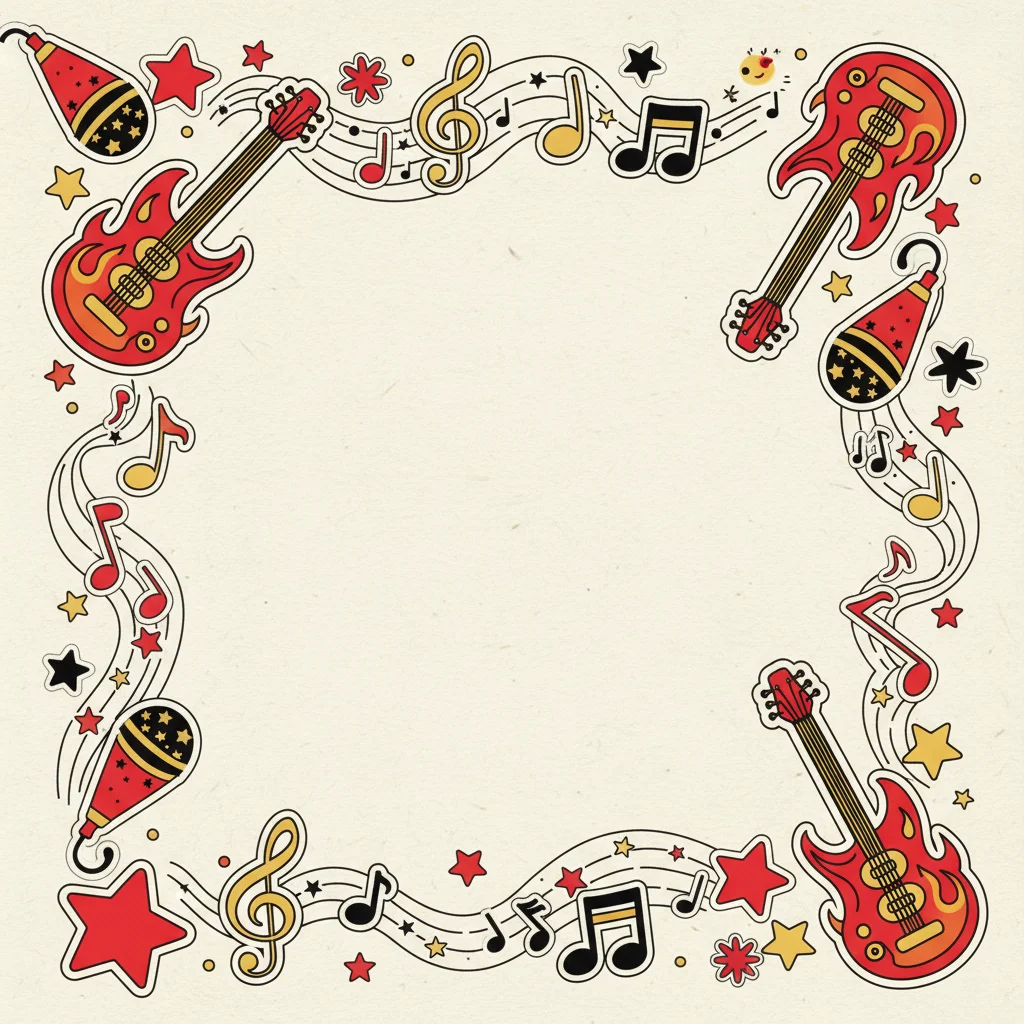 Music Rockstar — a free birthday invitation template on InviteDrop