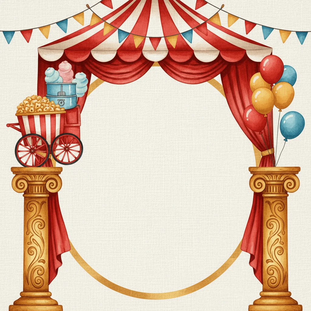 Circus Carnival — a free birthday invitation template on InviteDrop