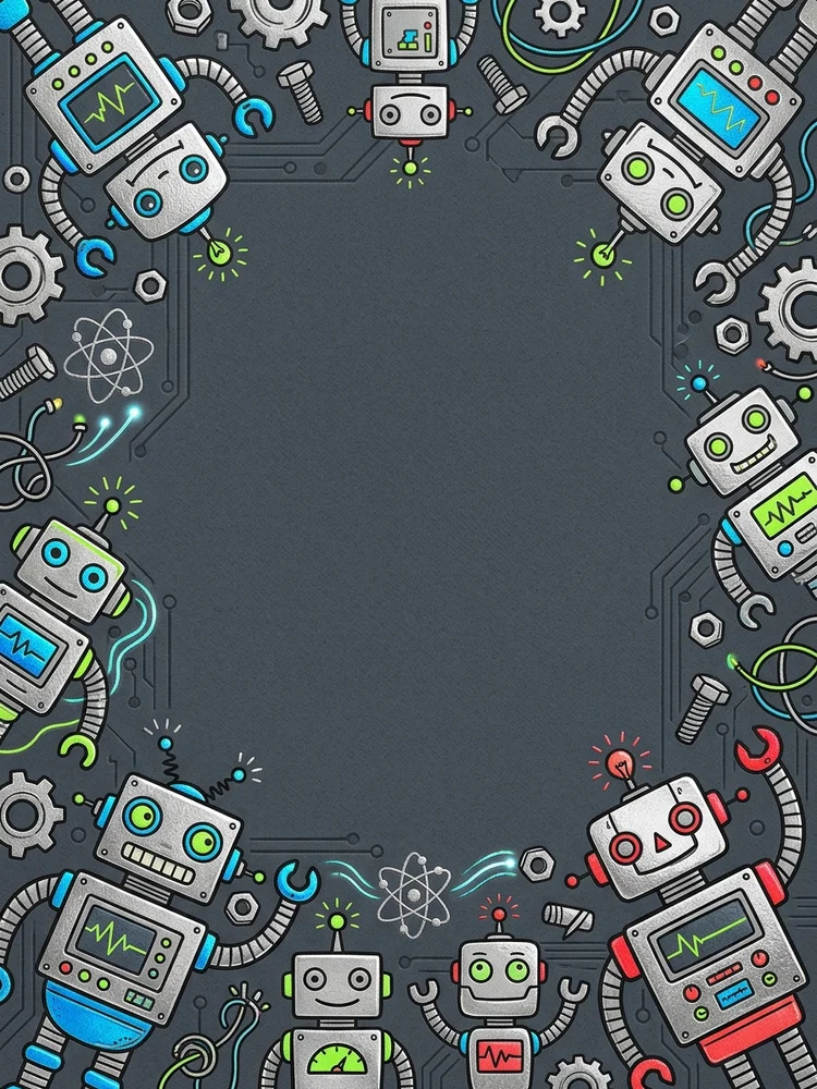 Robot Workshop — a free birthday invitation template on InviteDrop