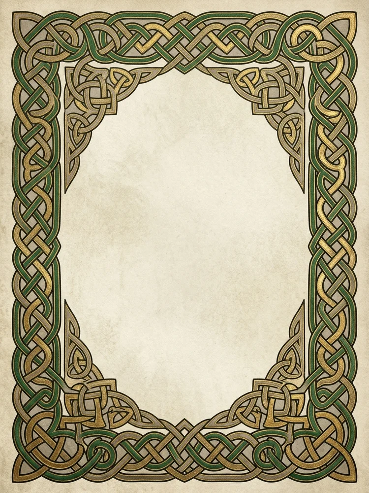 Celtic Knotwork — a free memorial invitation template on InviteDrop