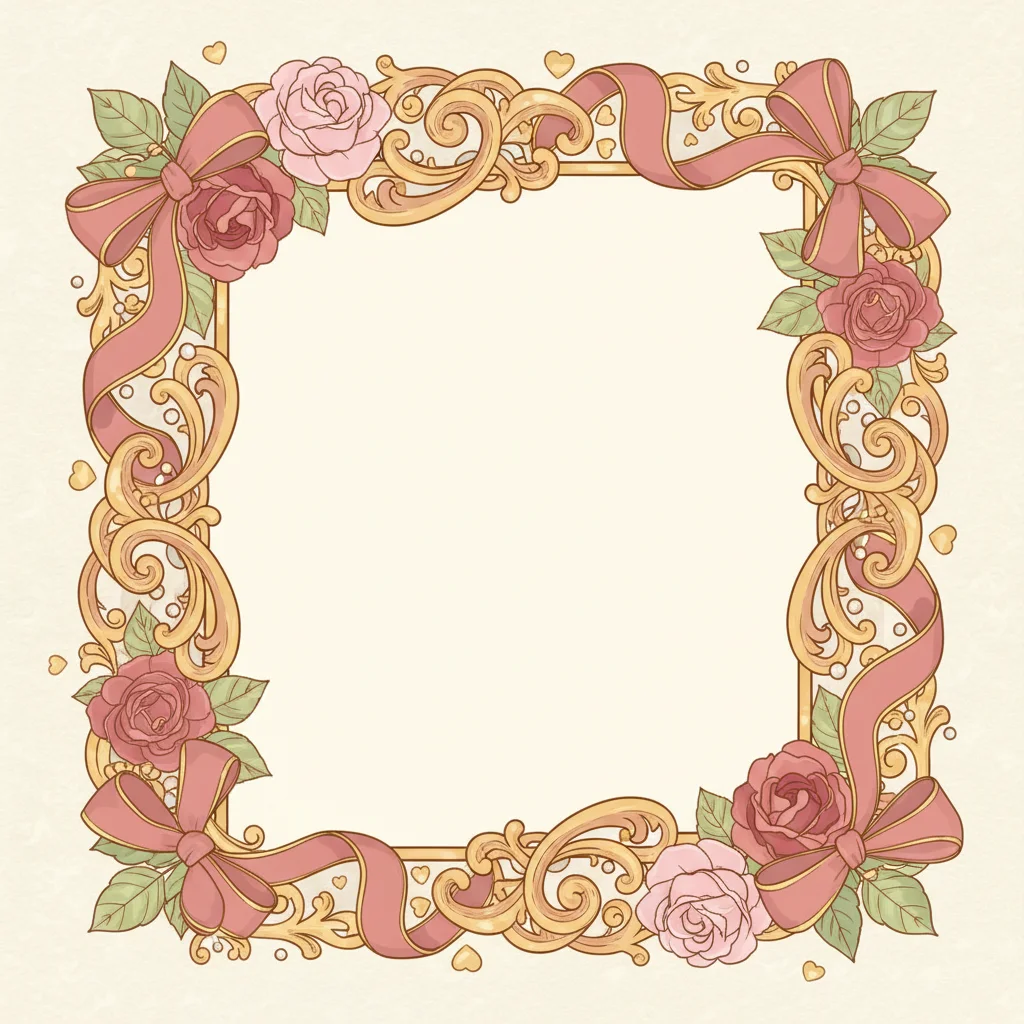 Vintage Rose quinceanera invitation template
