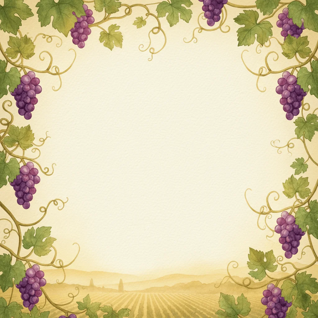 Vineyard Grape — a free save the date invitation template on InviteDrop