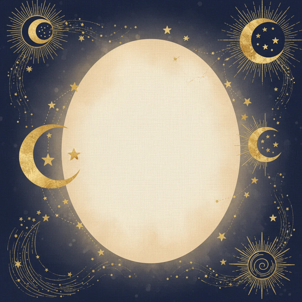 Celestial Moon — a free save the date invitation template on InviteDrop
