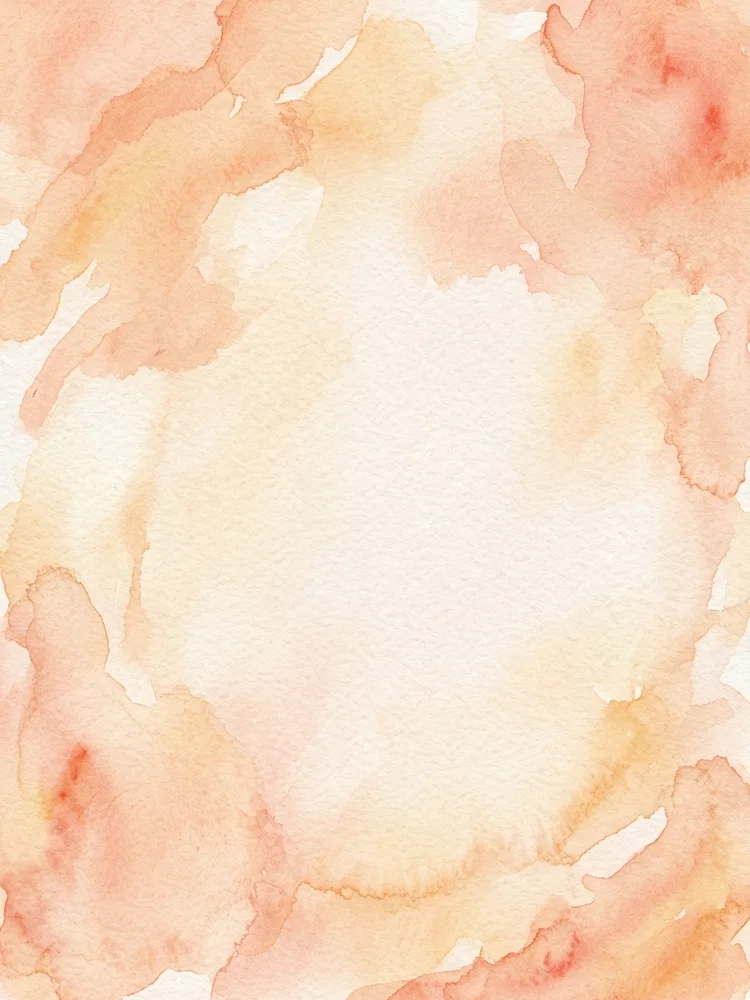 Watercolor Peach — a free save the date invitation template on InviteDrop