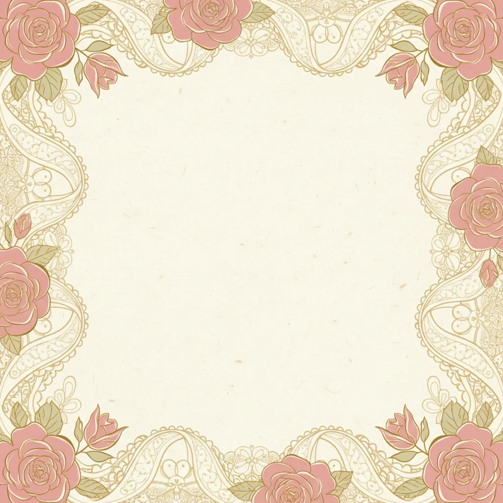 Vintage Rose sweet 16 invitation template
