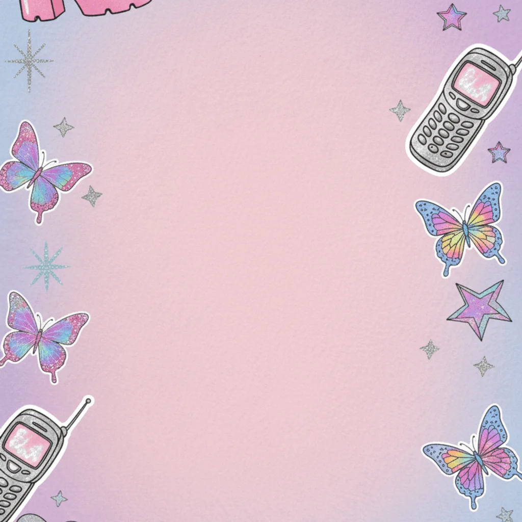 Y2K Retro — a free birthday invitation template on InviteDrop