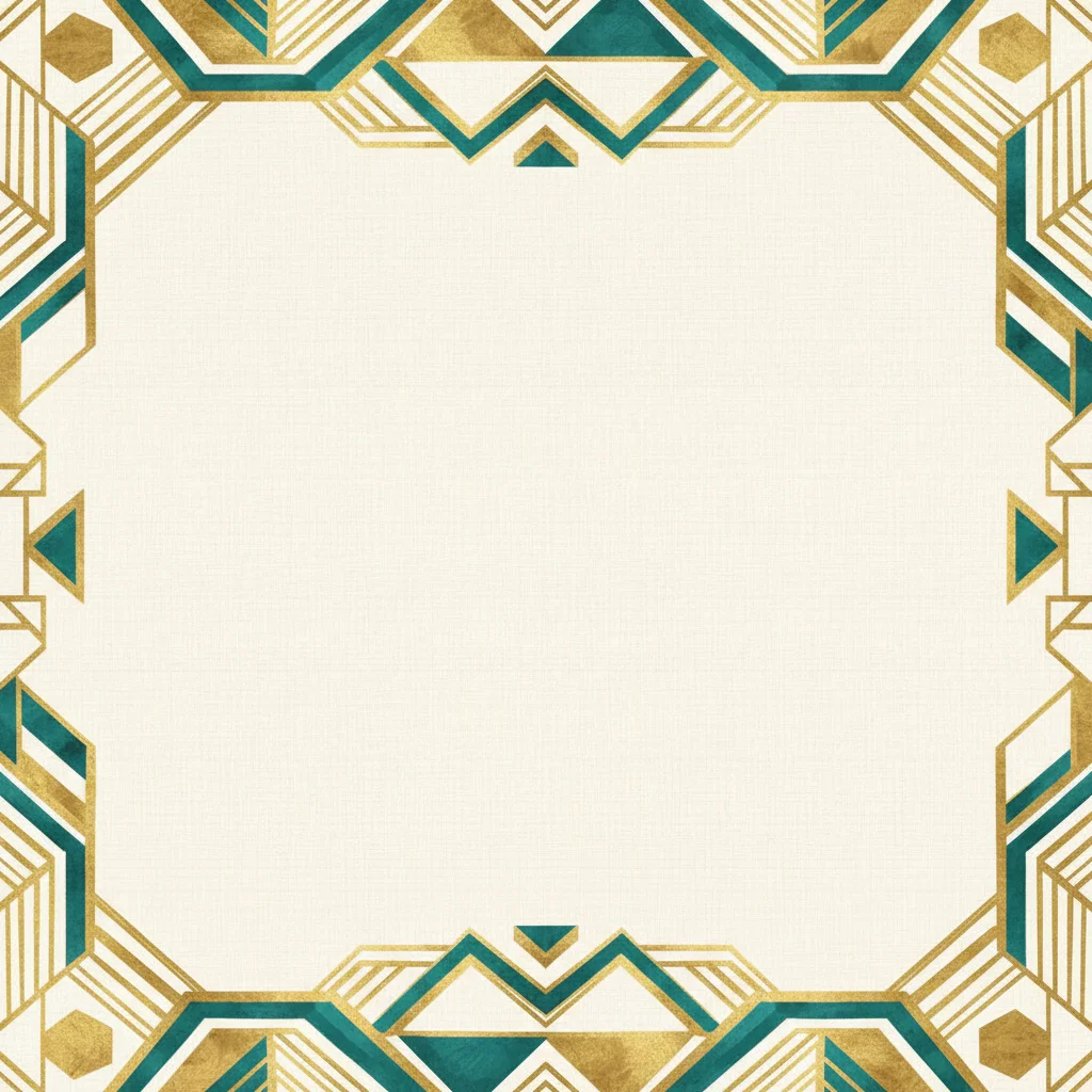 Geometric thank you invitation template
