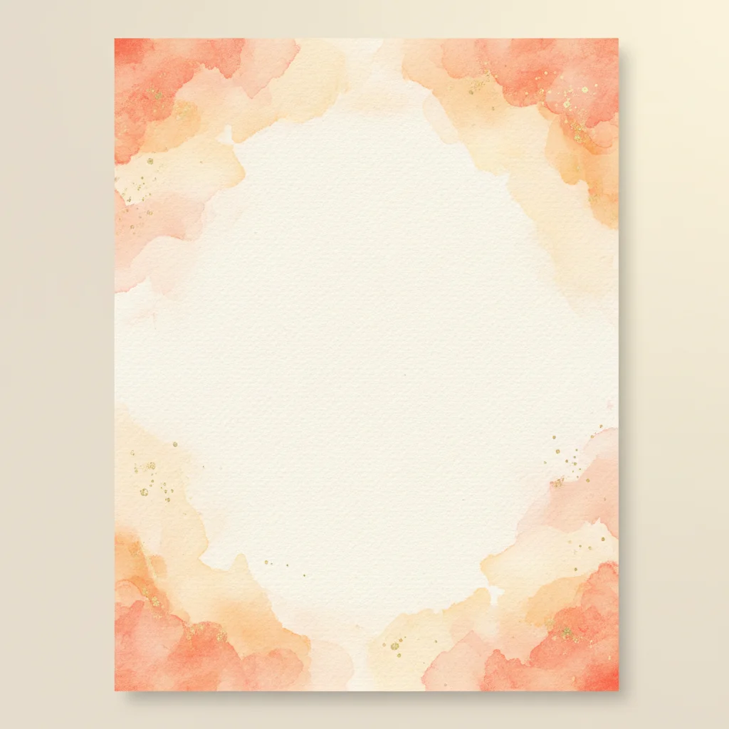 Sunset Warm — a free thank you invitation template on InviteDrop