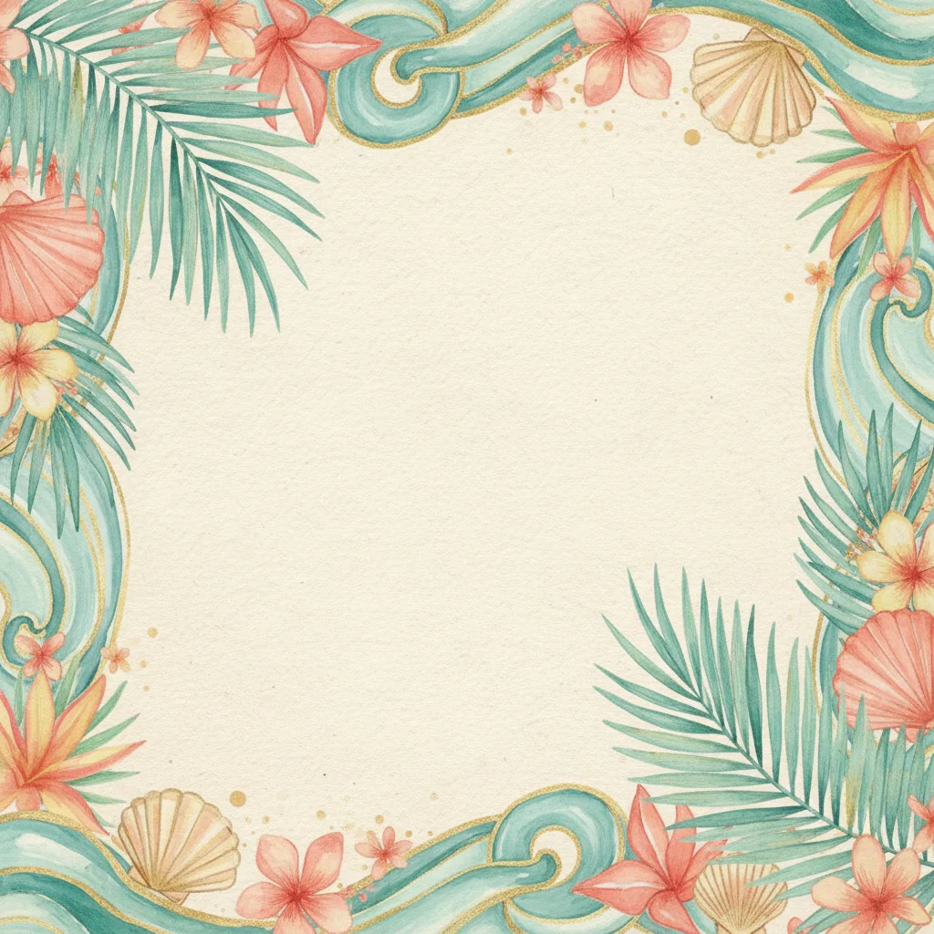 Destination Beach — a free wedding invitation template on InviteDrop