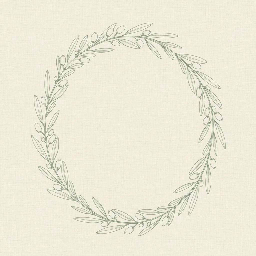 Botanical Wreath Wedding wedding invitation template