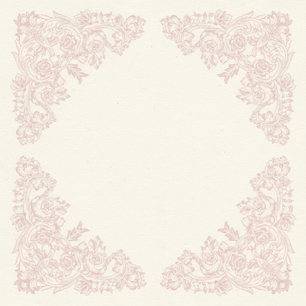 Vintage Toile Wedding wedding invitation template