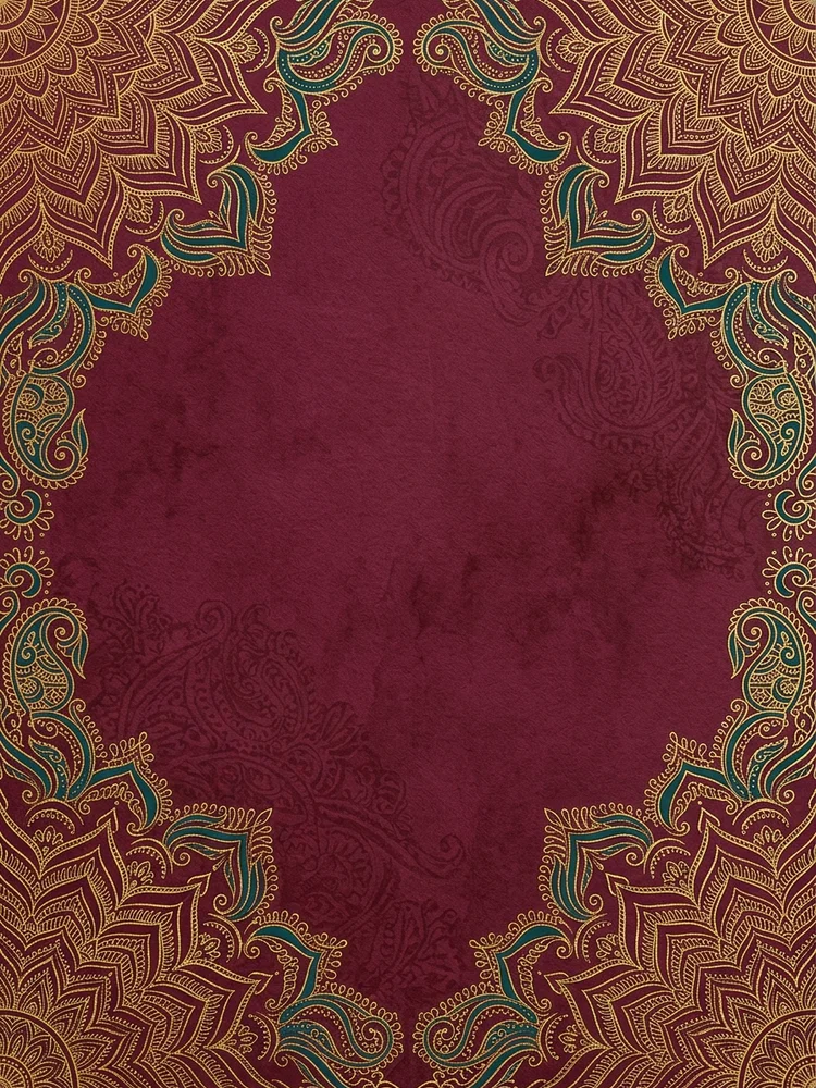 Mehndi Mandala — a free wedding invitation template on InviteDrop