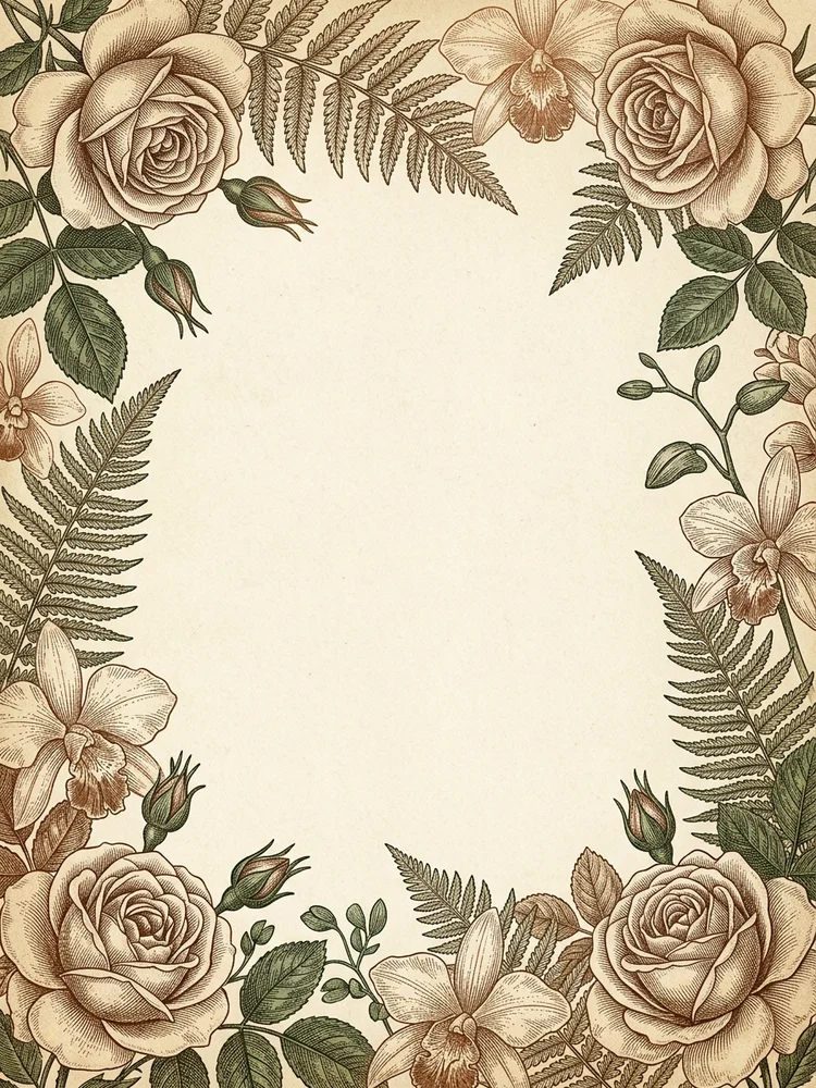 Victorian Engraving — a free wedding invitation template on InviteDrop