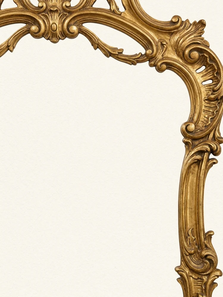 Gilded Mirror — a free wedding invitation template on InviteDrop