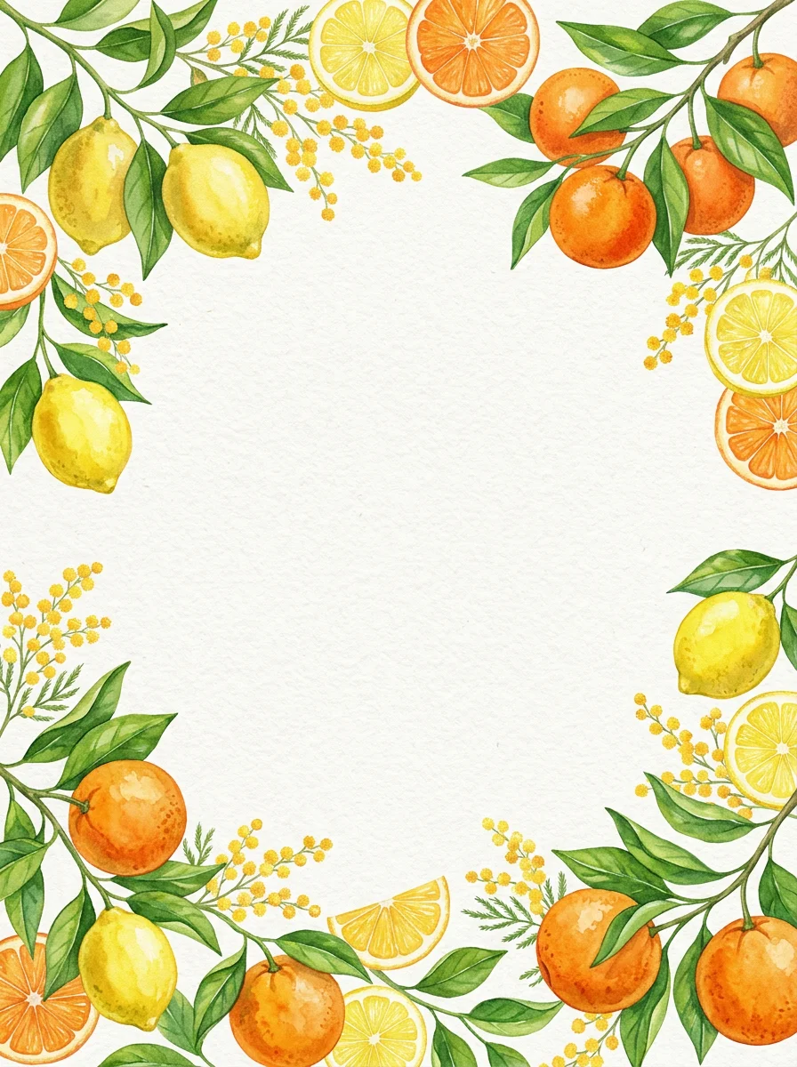 Brunch Citrus rehearsal dinner invitation template