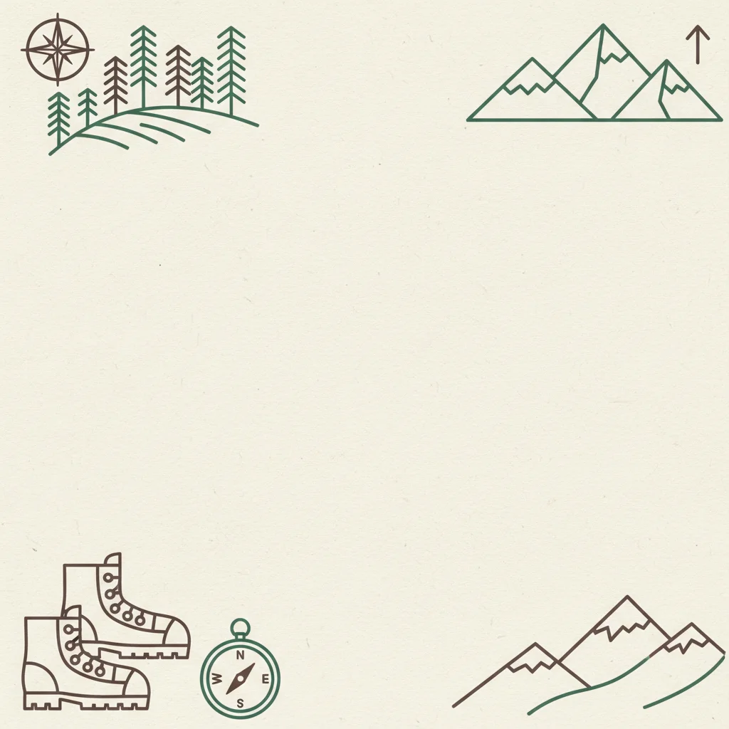 Adventure Hike rehearsal dinner invitation template