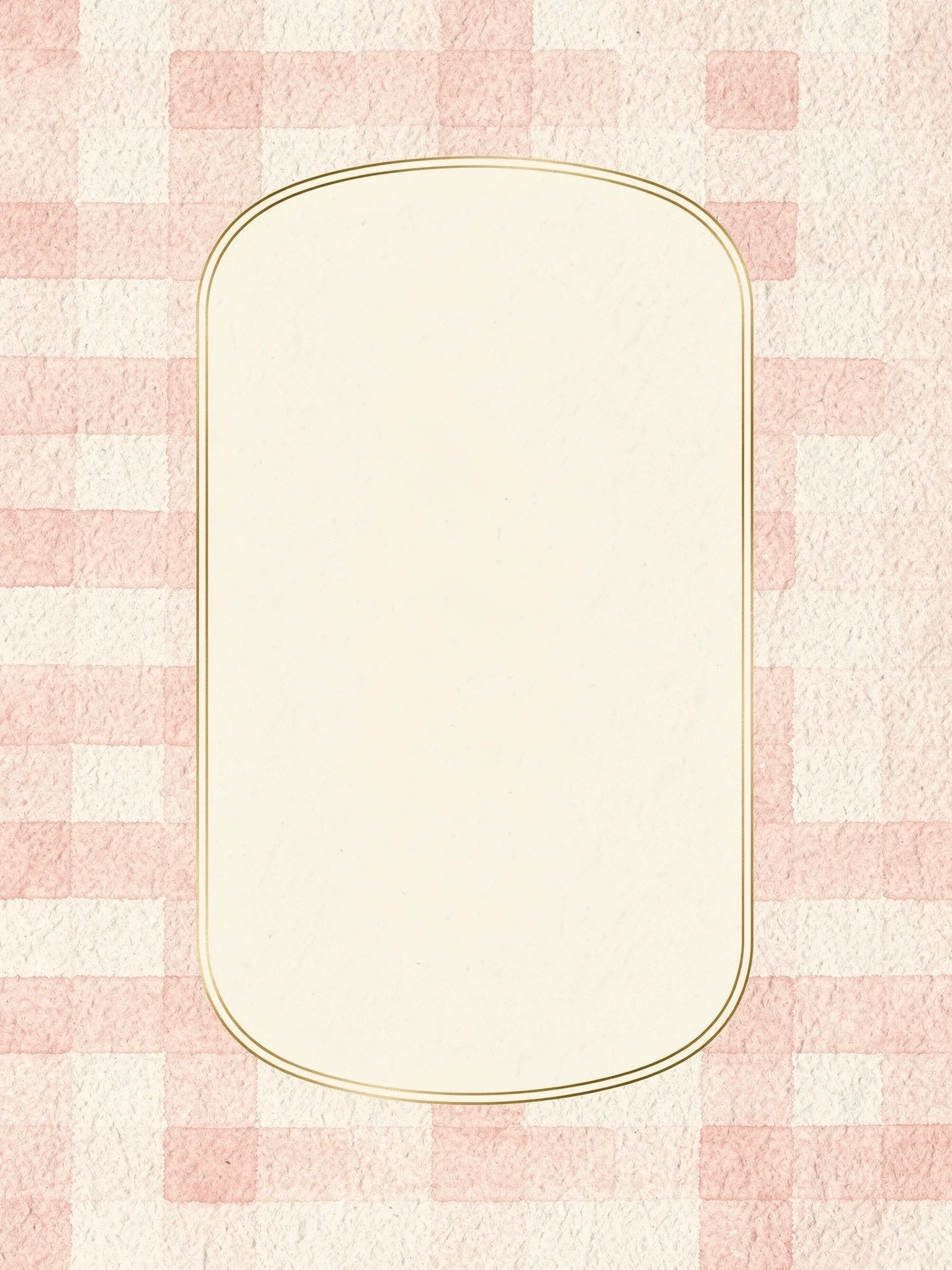 Blush Gingham baby shower invitation template